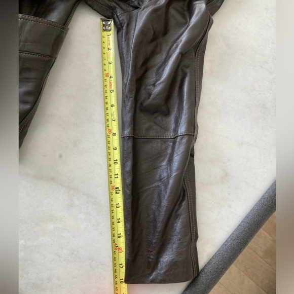 Danier vintage leather jacket / coat (dark brown / espresso), mid length women's - Picture 13 of 13